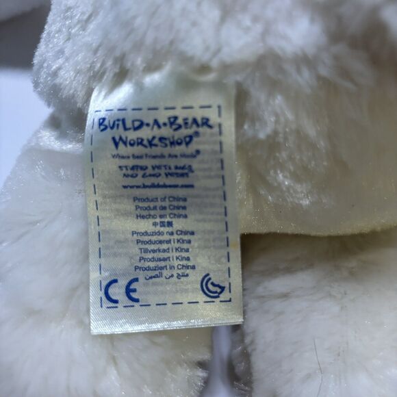 Build A Bear 15” Blond Teddy Sitting Plush Stuffed Animal With Original Tag 2014 - Picture 7 of 12